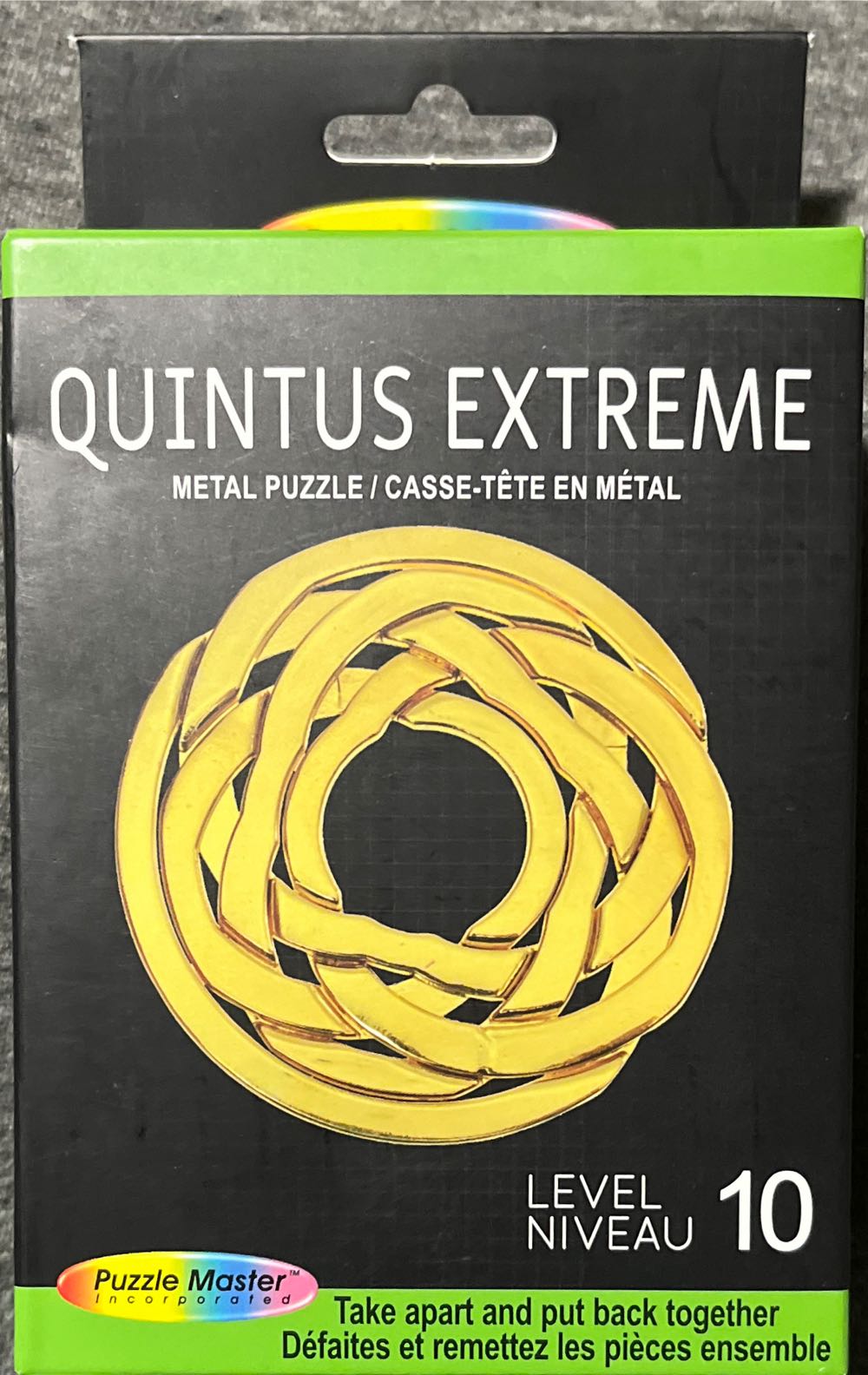 Puzzle Master Quintus Extreme  puzzle collectible [Barcode 779090901374] - Main Image 2