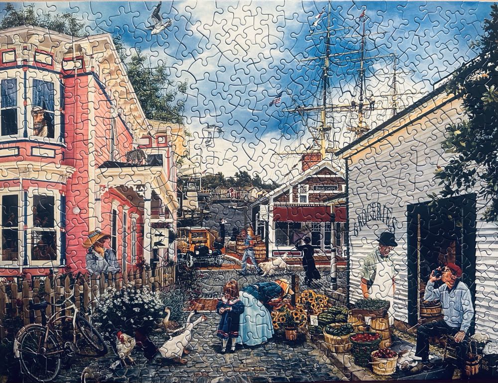 0204 Goodway Puzzles: Seacove Village - GoodWay Puzzles puzzle collectible [Barcode 655368712319] - Main Image 2