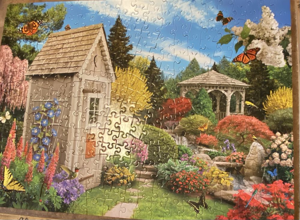 Out In The Garden - Bits & Pieces puzzle collectible [Barcode 192949041005] - Main Image 2