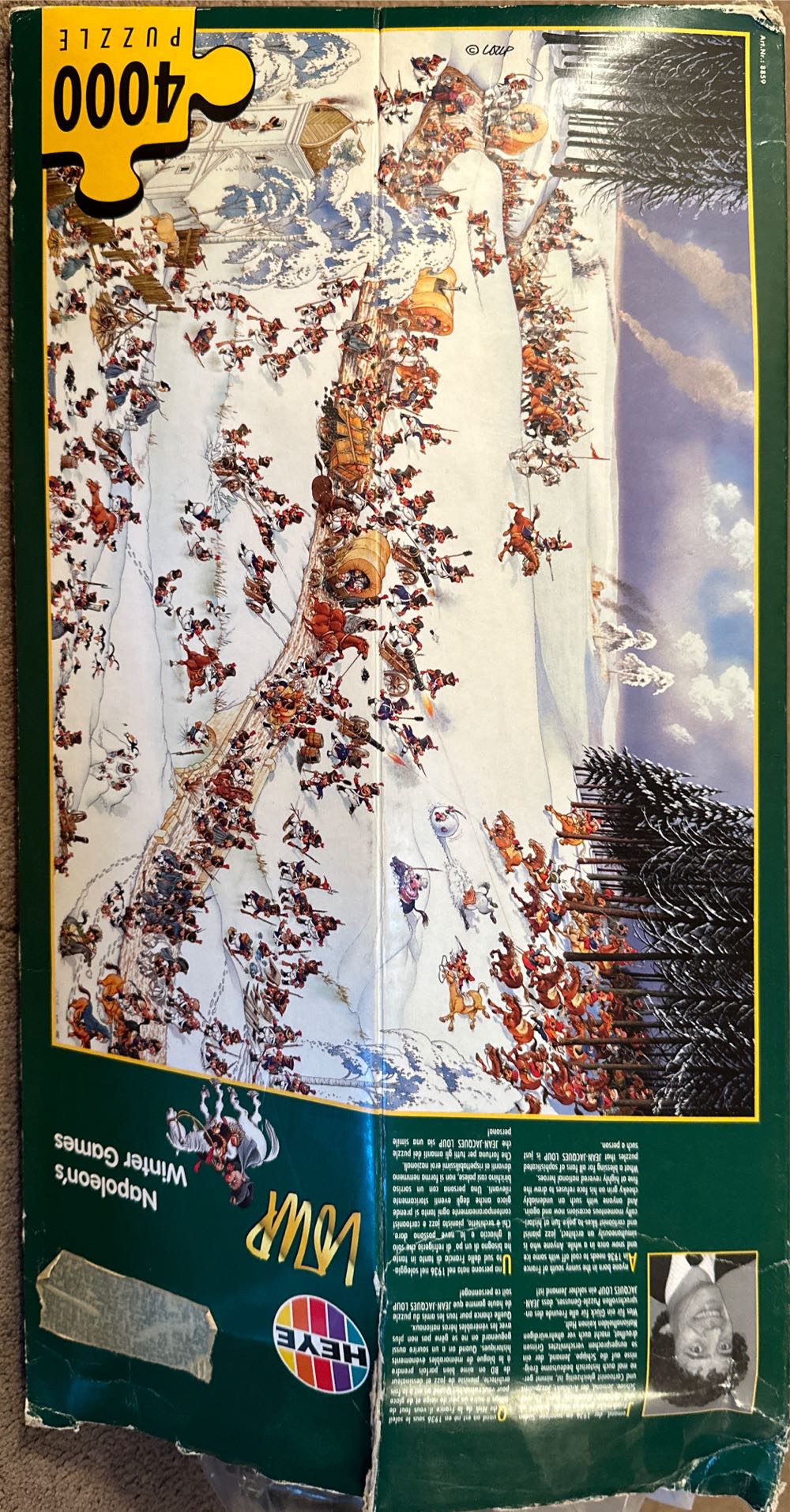 Napoleon’s Winter Games - Heye 🇩🇪 puzzle collectible [Barcode 4001689088590] - Main Image 2