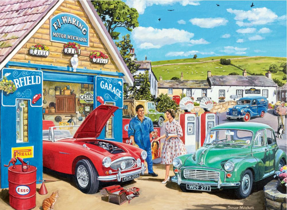 Happy Days at Work 5 : The Mechanic - Ravensburger puzzle collectible [Barcode 4005556141999] - Main Image 2