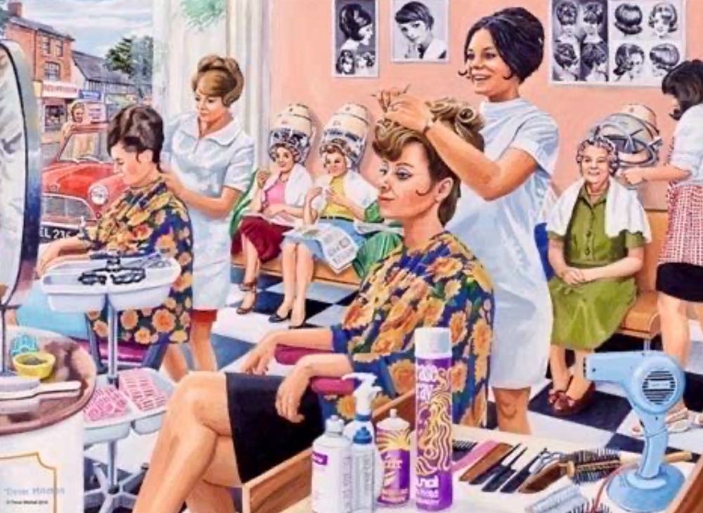 Happy Days at Work 14 : The Hairdresser - Ravensburger puzzle collectible [Barcode 4005556147809] - Main Image 2