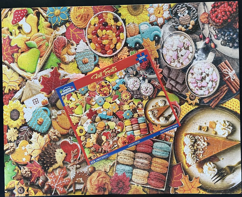 Fall Treats - White Mountain Puzzles puzzle collectible [Barcode 724819267811] - Main Image 4