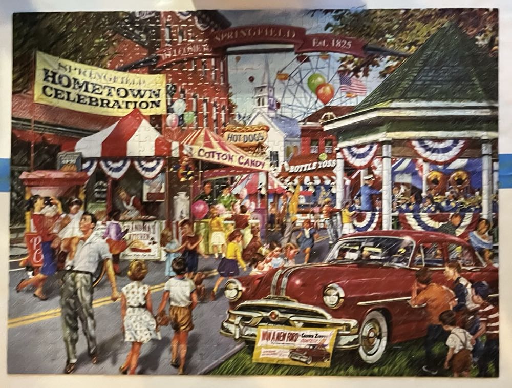 Hometown Celebration - Back To The Past - Roseart puzzle collectible [Barcode 4895145433914] - Main Image 2