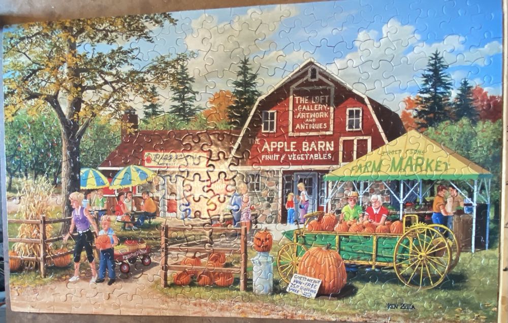 Harvest Market - SunsOut puzzle collectible [Barcode 796780399747] - Main Image 2