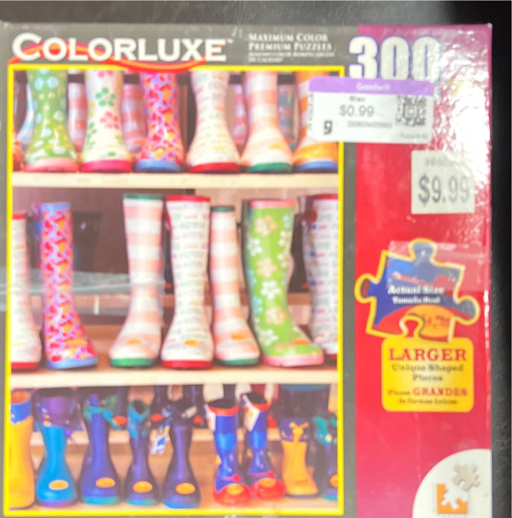 Colorful Rubber Boots - Colorluxe puzzle collectible [Barcode 4895145492201] - Main Image 2