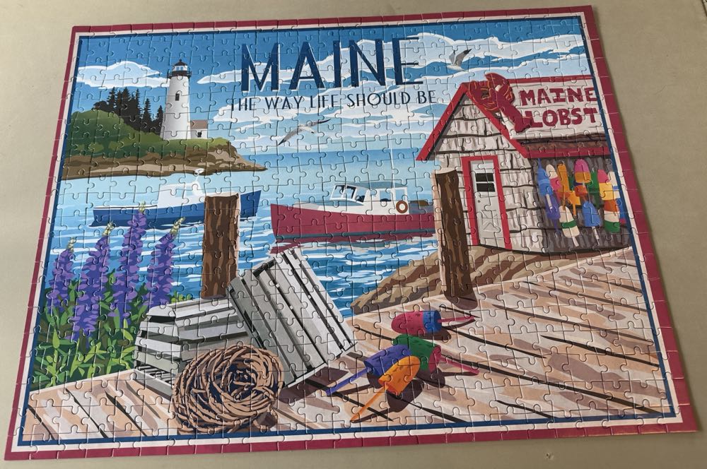 Maine - Maine Scene puzzle collectible - Main Image 2