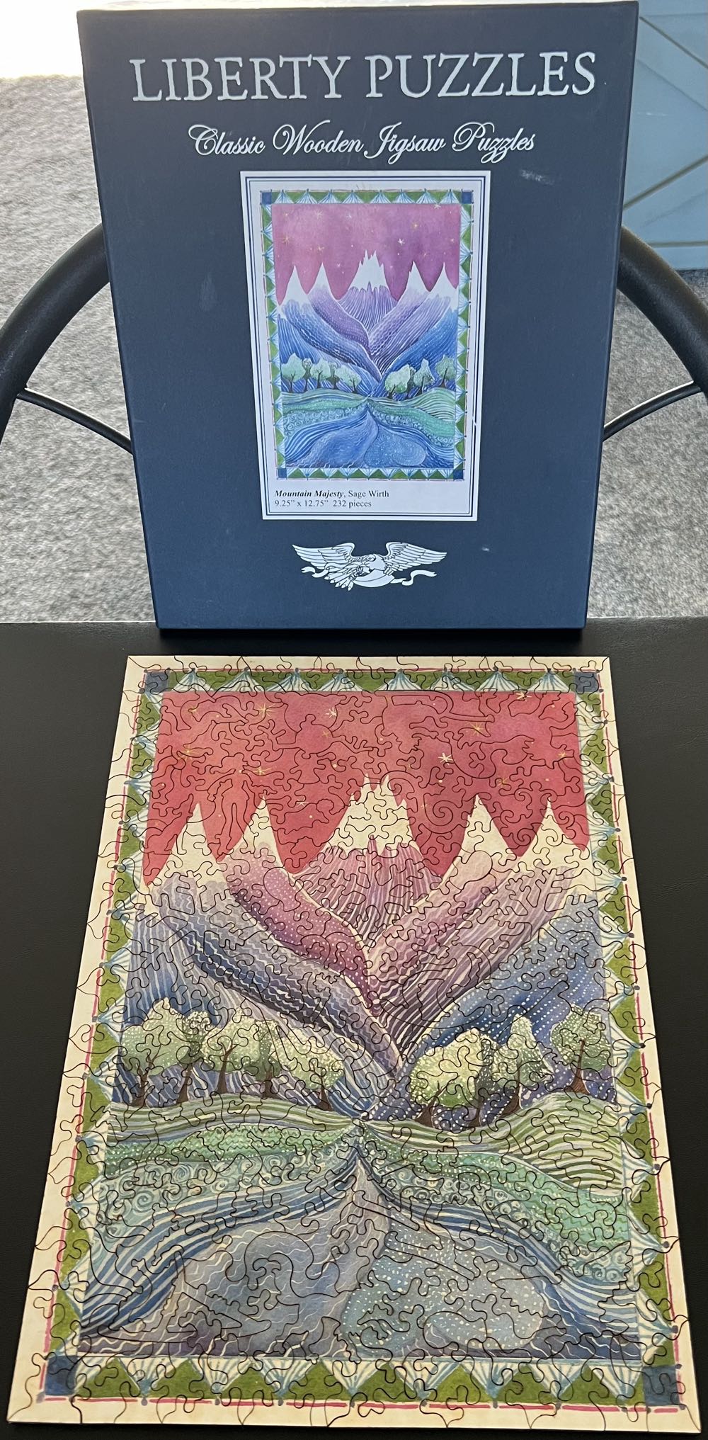 Mountain Majesty - SOLD - Liberty puzzles puzzle collectible - Main Image 3