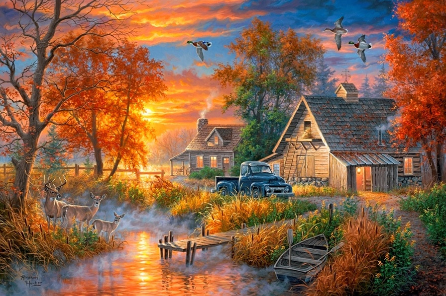 Grandpa’s Farm (UV)🧩 - Craz-Z-Art puzzle collectible [Barcode 4895145444736] - Main Image 2