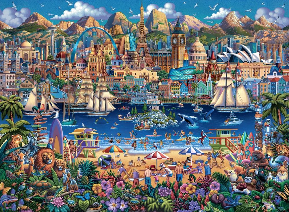 World Pieces - Buffalo puzzle collectible [Barcode 079346023431] - Main Image 2