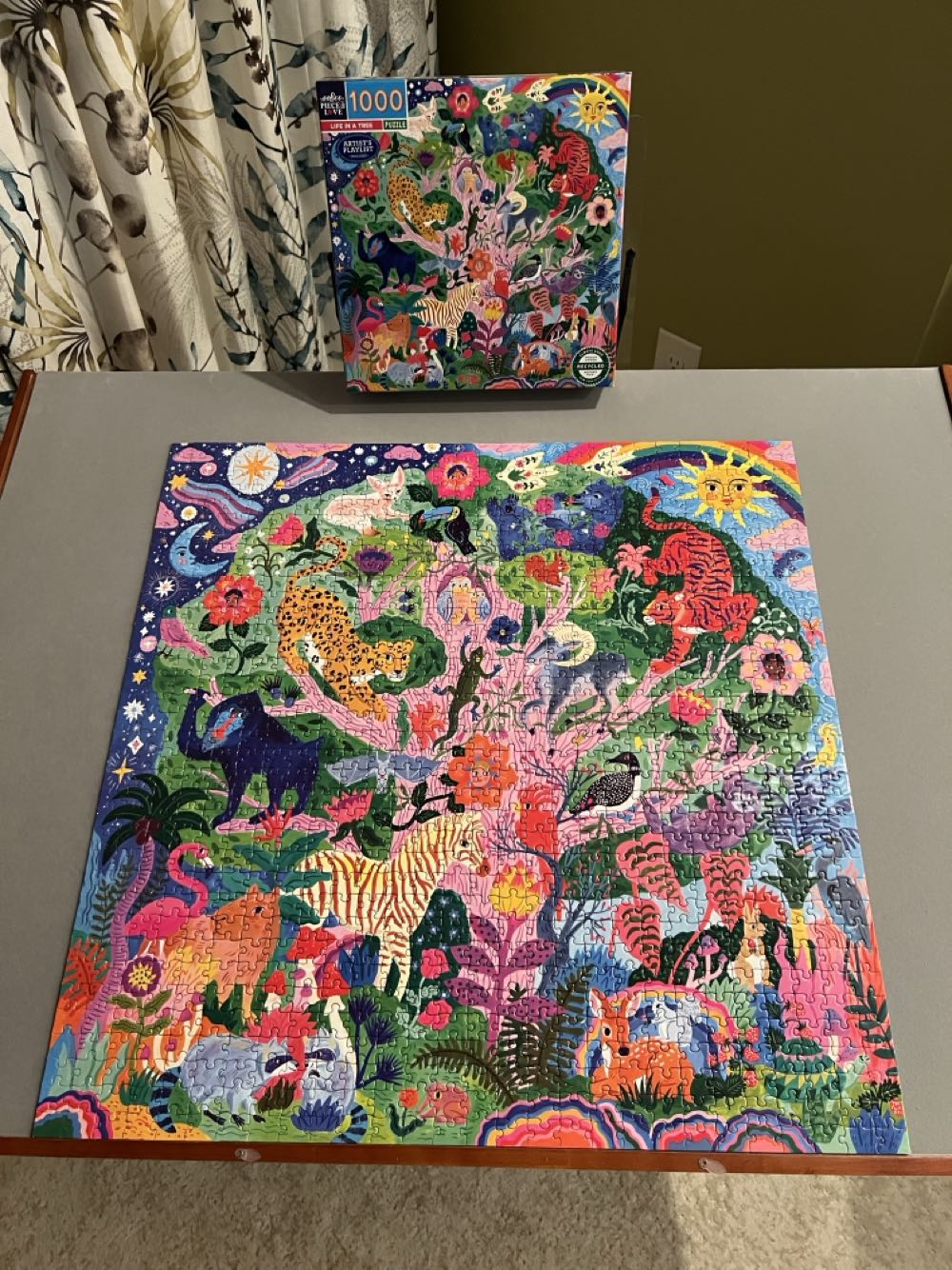 Life In A Tree - Eeboo puzzle collectible [Barcode 689196515996] - Main Image 2