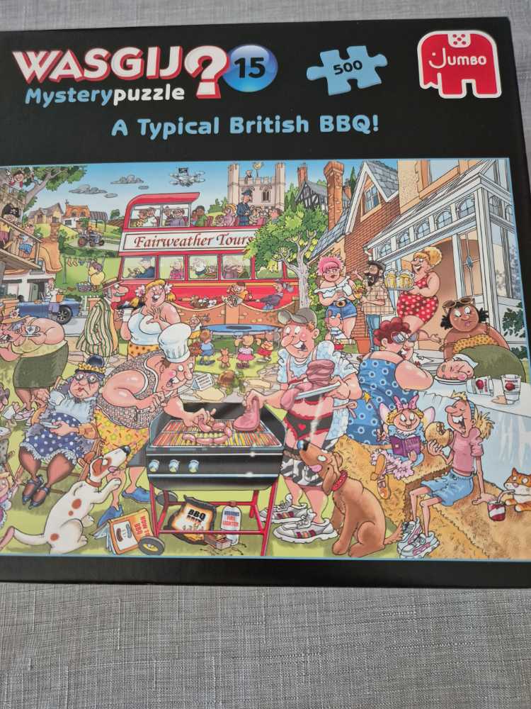 Wasgij Mystery 15 A Typical British Bbq!  - Wasgij puzzle collectible [Barcode 8710126018927] - Main Image 2