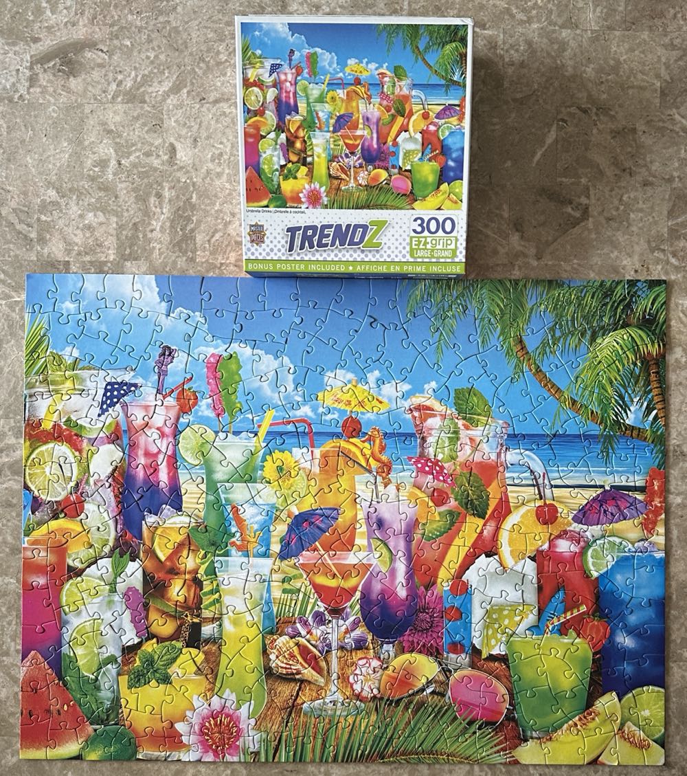 Umbrella Drinks - MasterPieces puzzle collectible [Barcode 705988322631] - Main Image 2