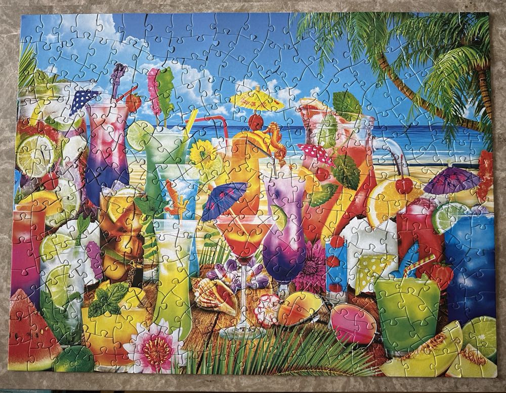 Umbrella Drinks - MasterPieces puzzle collectible [Barcode 705988322631] - Main Image 3