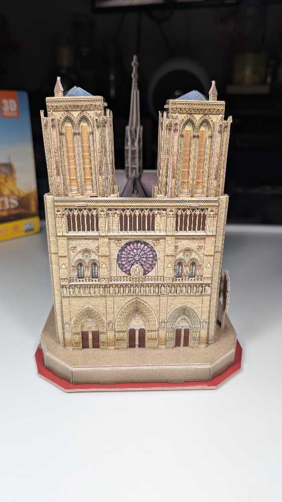 3D Notre-Dame De Paris Puzzle - National Geographic puzzle collectible - Main Image 3