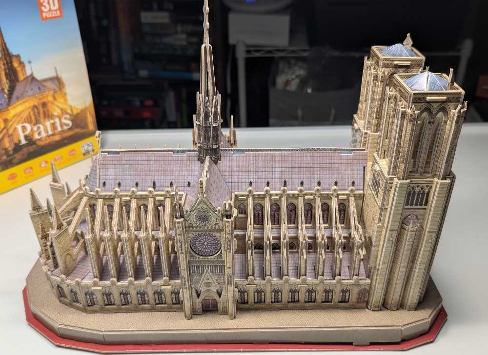 3D Notre-Dame De Paris Puzzle - National Geographic puzzle collectible - Main Image 4