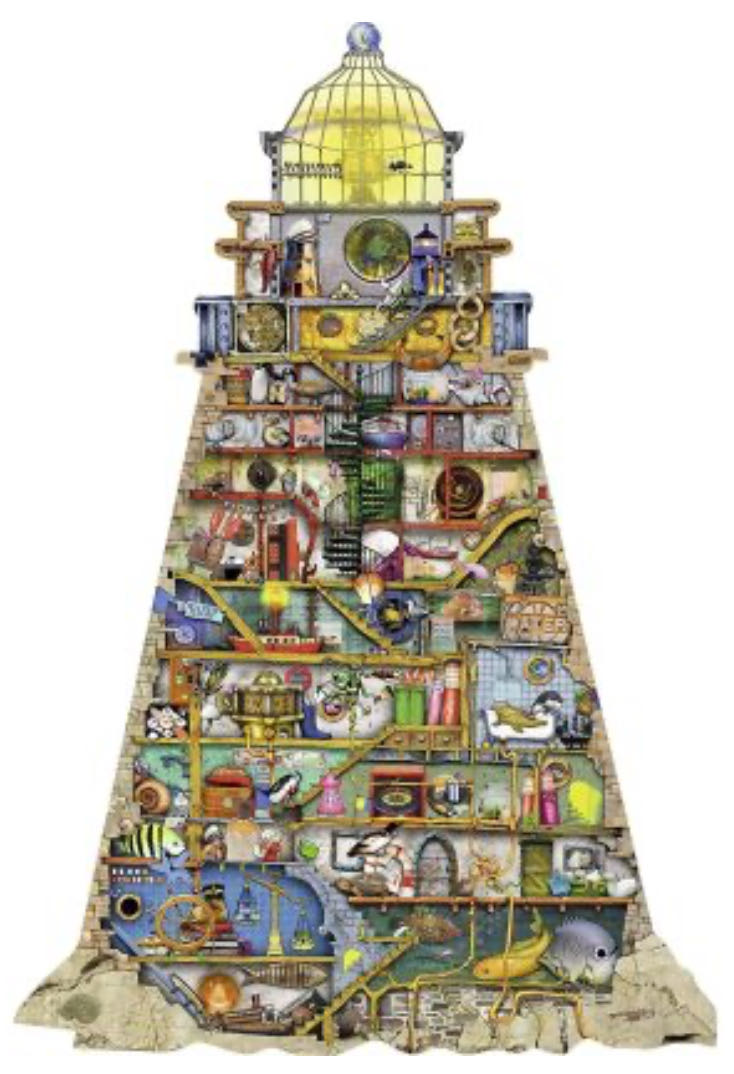 Ludicrous Lighthouse - Ravensburger puzzle collectible [Barcode 4005556160983] - Main Image 2