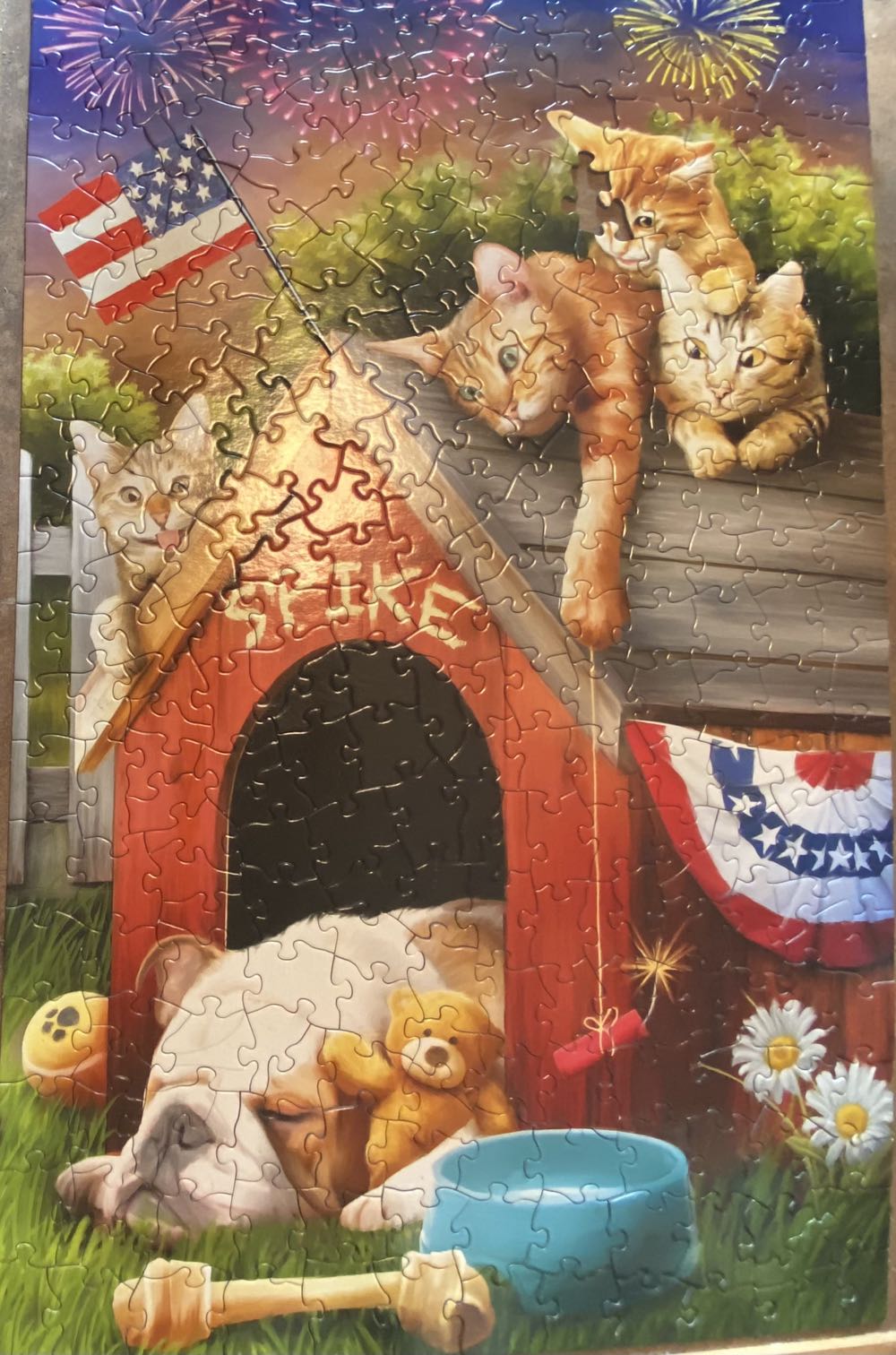 4th Of July Mischief - SunsOut puzzle collectible [Barcode 796780286344] - Main Image 2