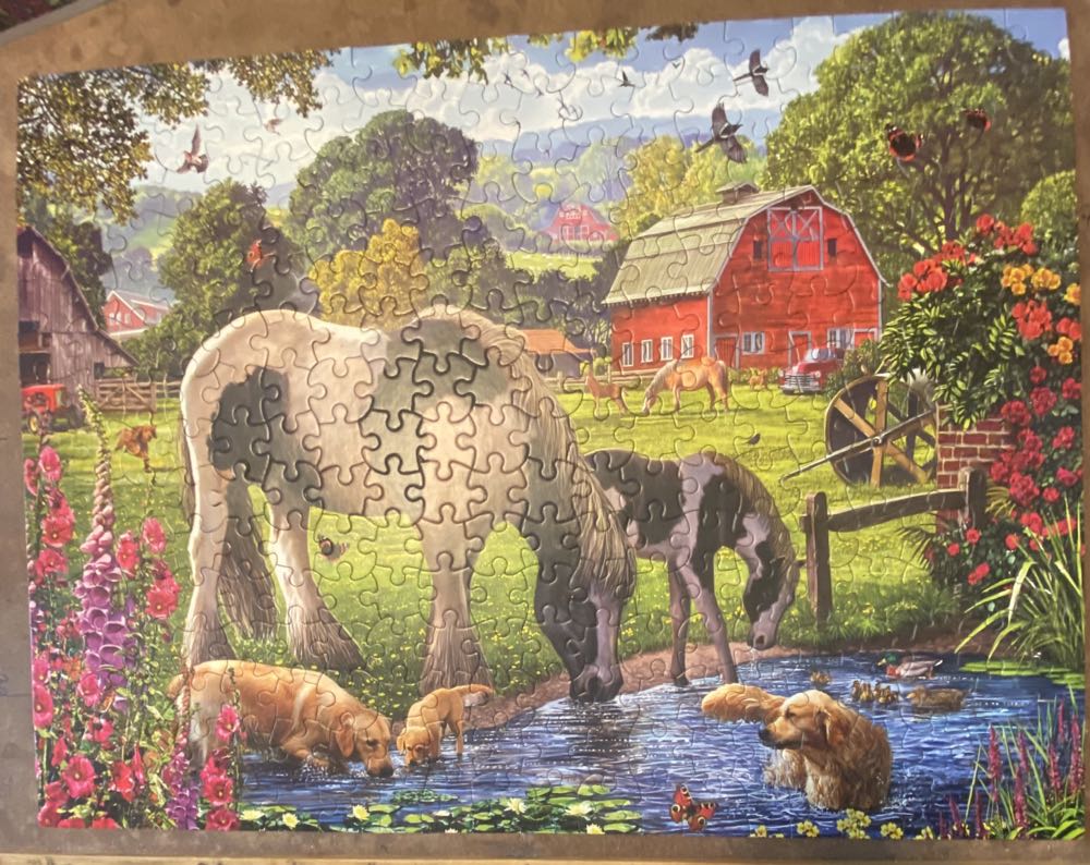Horses And Hounds - Ceaco puzzle collectible [Barcode 021081224901] - Main Image 2