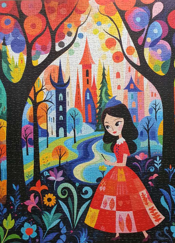 The Princess And The Magic Castle - Cross & Glory puzzle collectible [Barcode 850050598886] - Main Image 2