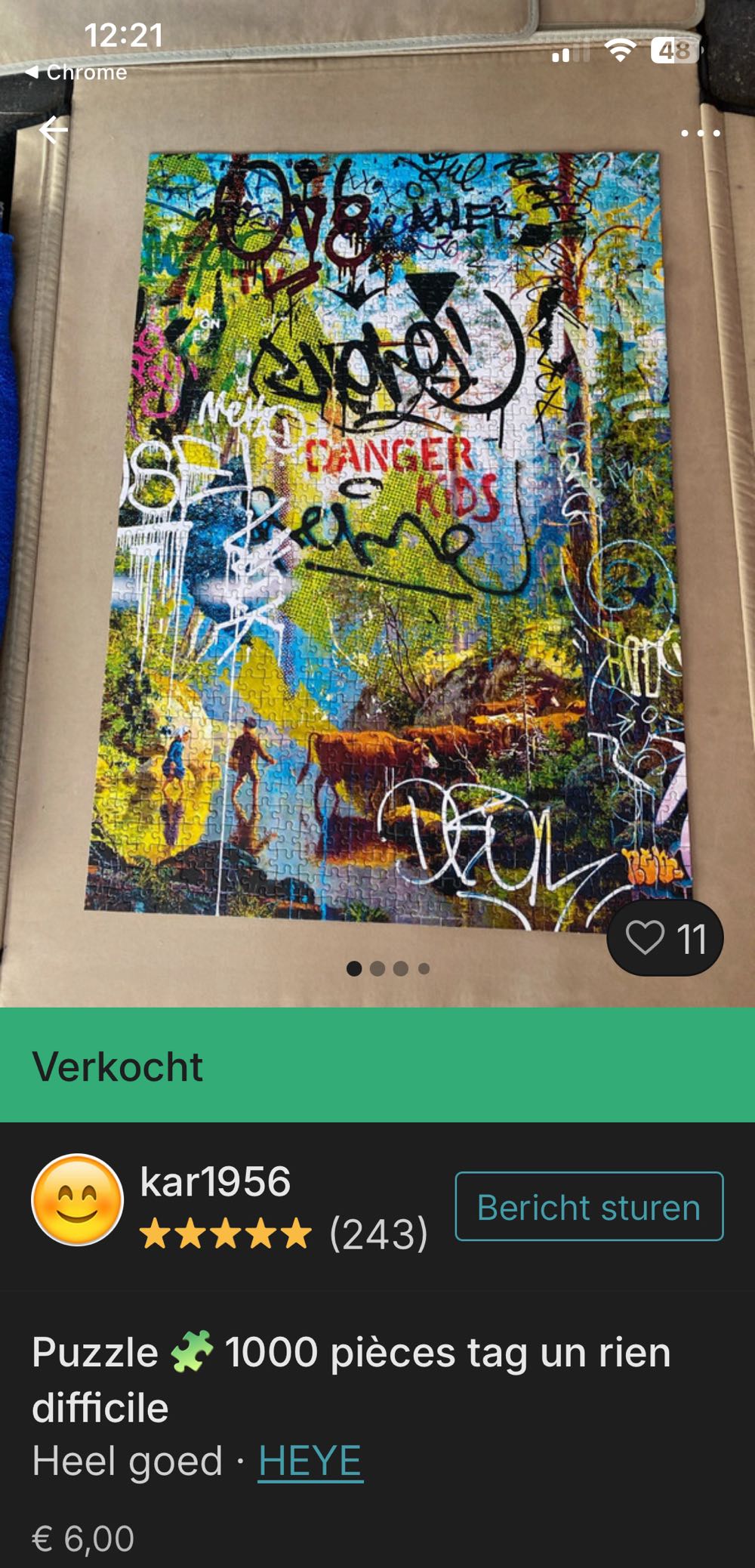 Rebrush Danger Kids - Heye Puzzle puzzle collectible [Barcode 4001689300418] - Main Image 4