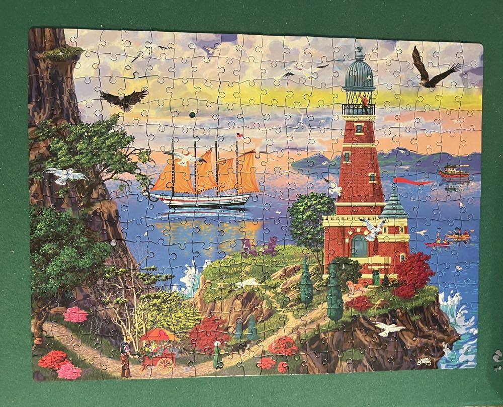 Lighthouse Visitors - MB Puzzles puzzle collectible [Barcode 778988279502] - Main Image 2