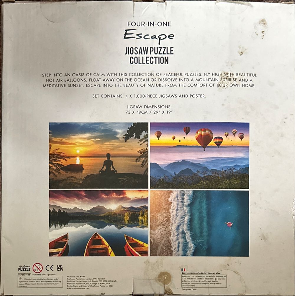 Escape Four-In-One Collection - Professor Puzzle puzzle collectible - Main Image 2