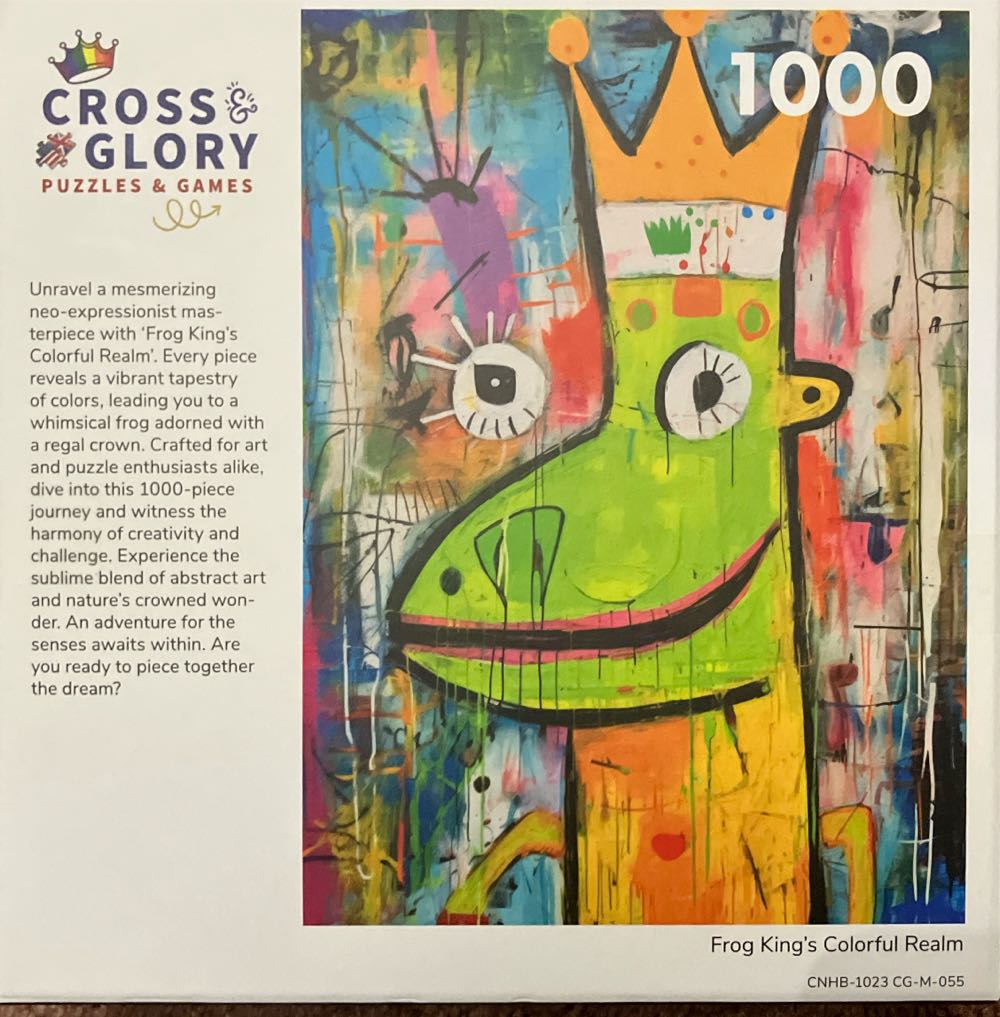Frog King’s Colorful Realm  - Lori (V) - Cross & Glory Puzzles puzzle collectible [Barcode 850050598527] - Main Image 3