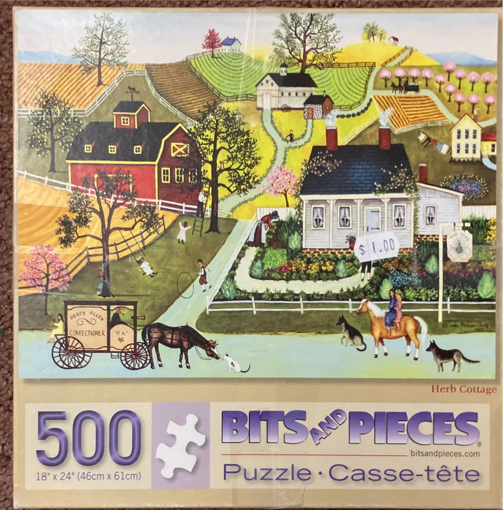 Herb Cottage - Bits & Pieces 🇺🇸 puzzle collectible [Barcode 0704812108632] - Main Image 2