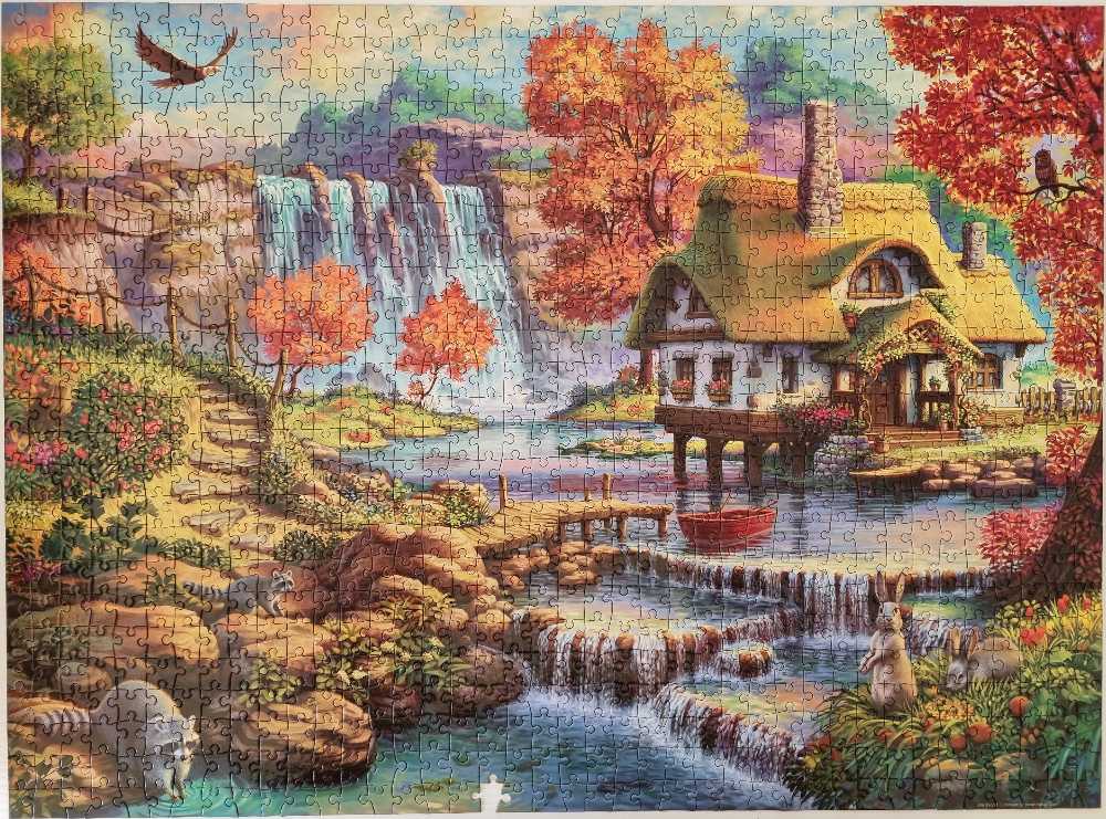 Country House By The Waterfall - Arrow Puzzles puzzle collectible [Barcode 9317762187278] - Main Image 2