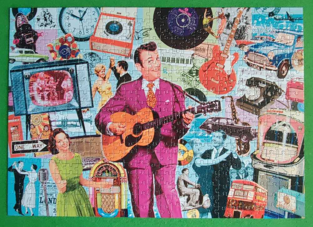 1950’s Retro - Corner Piece puzzle collectible [Barcode 5052089347465] - Main Image 2