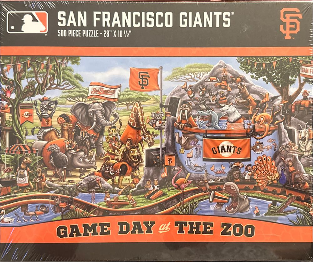 San Francisco Giants Mlb Game Day At The Zoo - You The Fan puzzle collectible [Barcode 810103703377] - Main Image 2