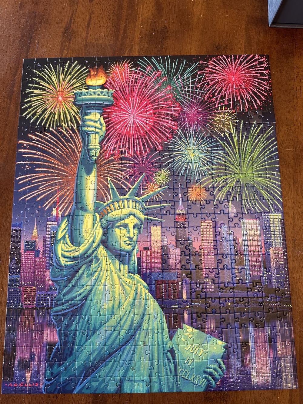Lady Liberty - Boardwalk puzzle collectible [Barcode 671095005722] - Main Image 2