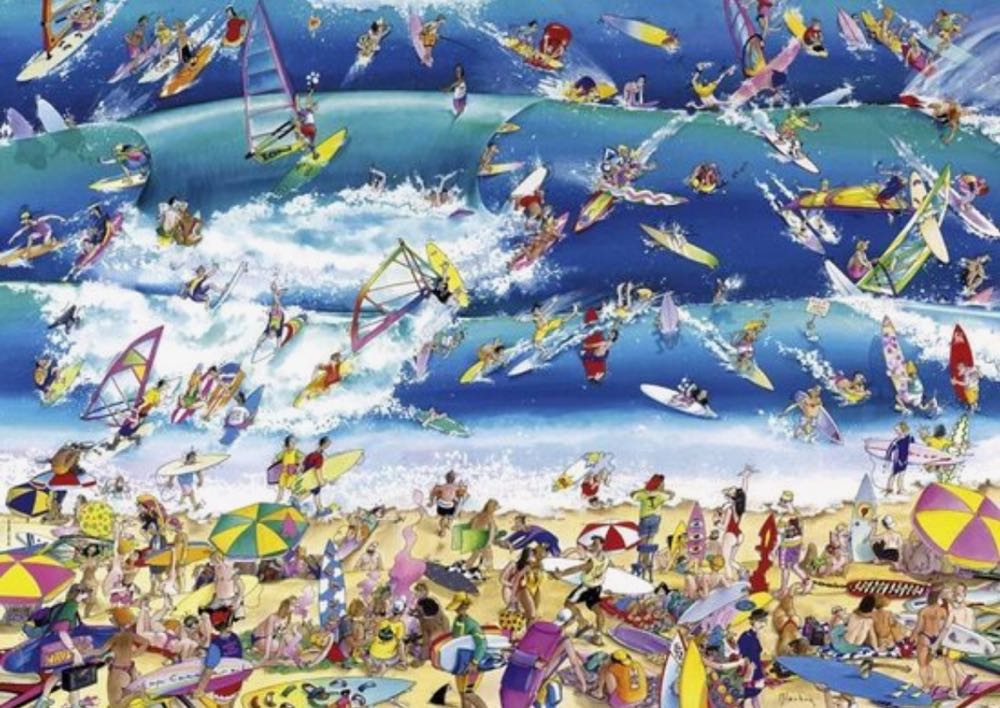 Surfing (RARE) - Heye Puzzle puzzle collectible [Barcode 4001689297039] - Main Image 2