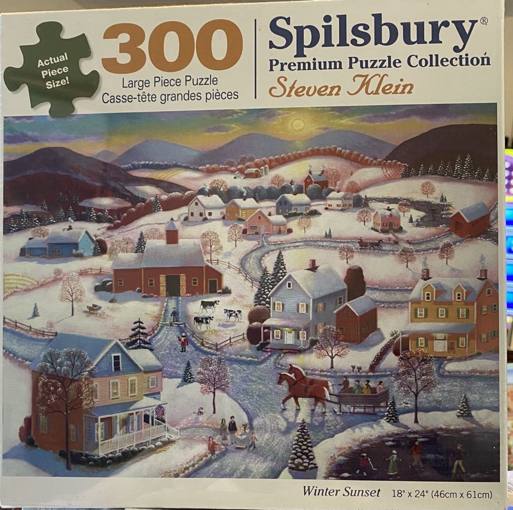 Winter Sunset  puzzle collectible [Barcode 810061442615] - Main Image 2