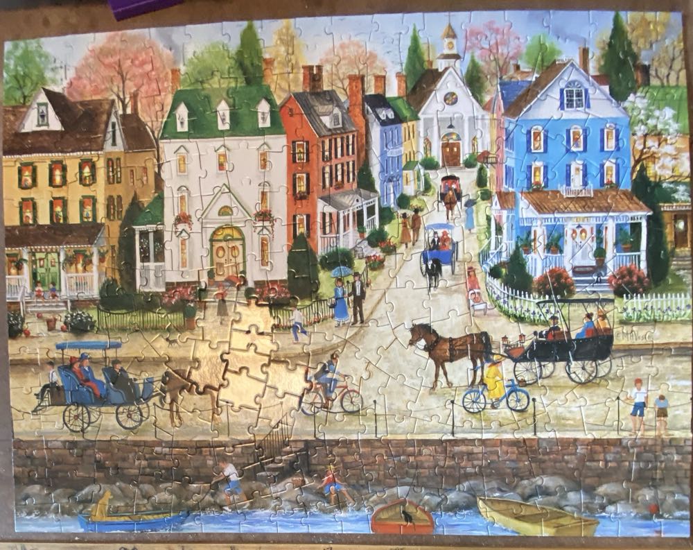 Sunday Promenade - Bits & Pieces puzzle collectible [Barcode 192949073341] - Main Image 2
