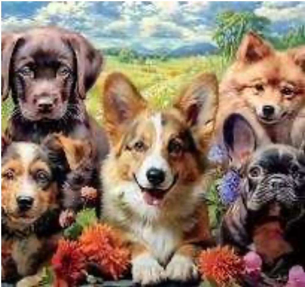 Pup Perfection - Buffalo Games puzzle collectible [Barcode 079346173785] - Main Image 2