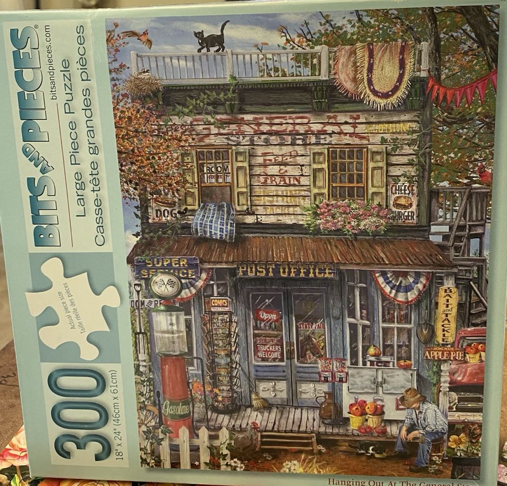 Hanging Out At The General Store - Bits & Pieces puzzle collectible [Barcode 704812412654] - Main Image 2