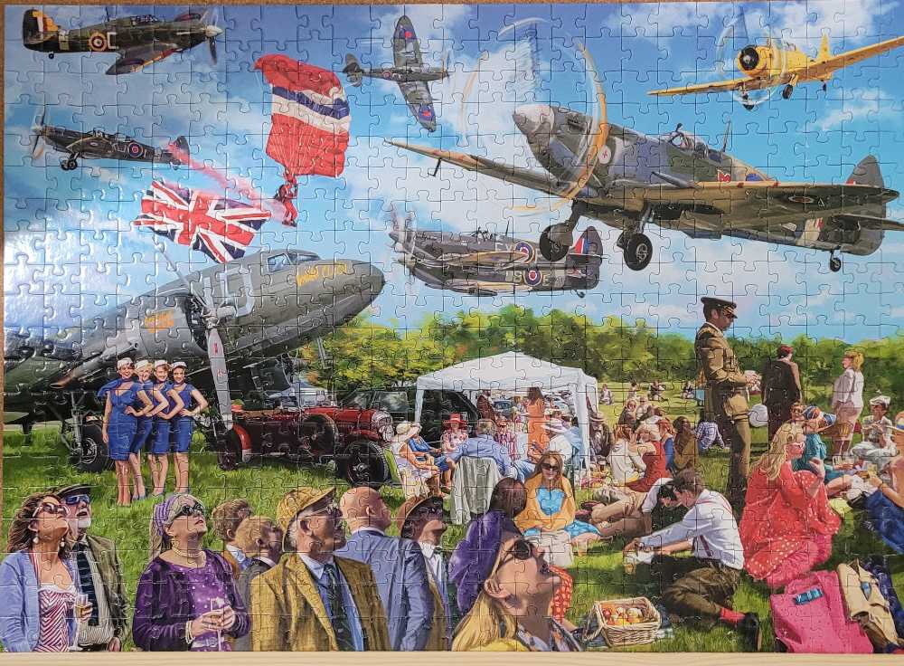 The Air Show - Corner Piece puzzle collectible [Barcode 5052089356573] - Main Image 2