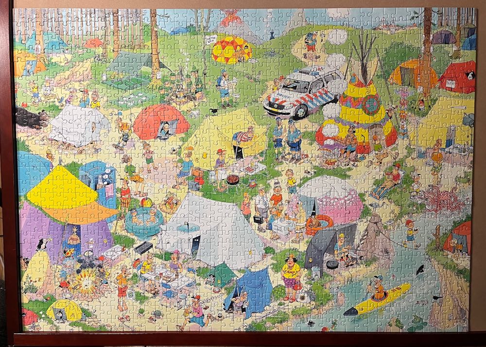 JvH Camping in the Forest - Jumbo puzzle collectible [Barcode 8710126190869] - Main Image 2