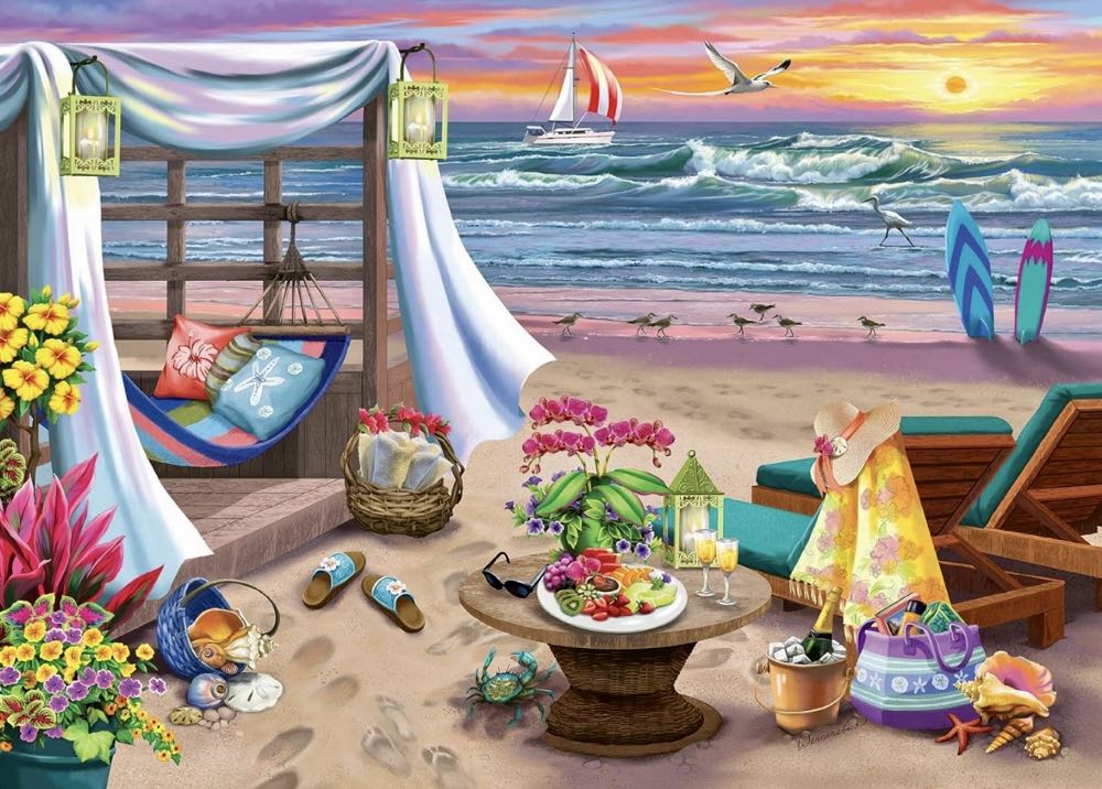 Cabana Retreat - Ravensburger puzzle collectible [Barcode 4005556804566] - Main Image 2