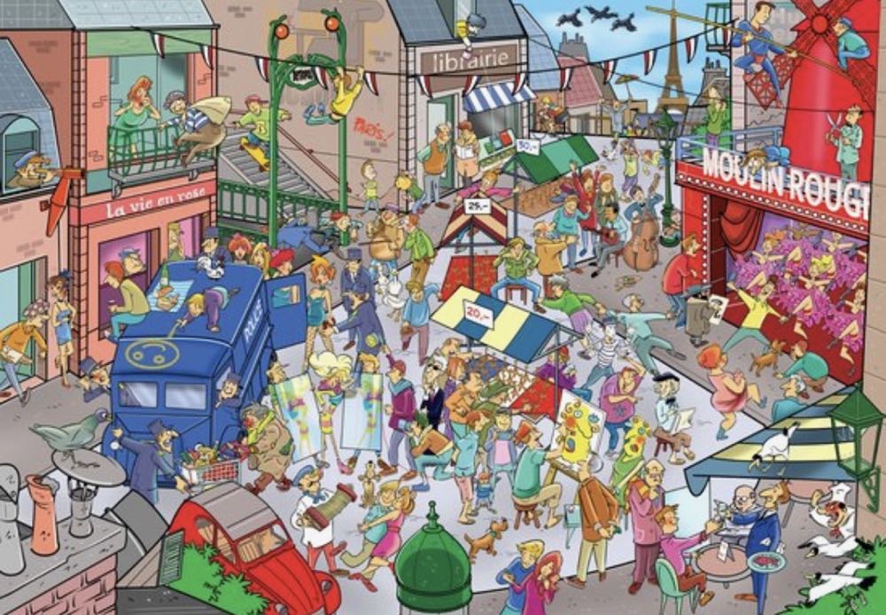 Goliath That’s Life City Edition Paris - goliath puzzle collectible [Barcode 8720077308008] - Main Image 2