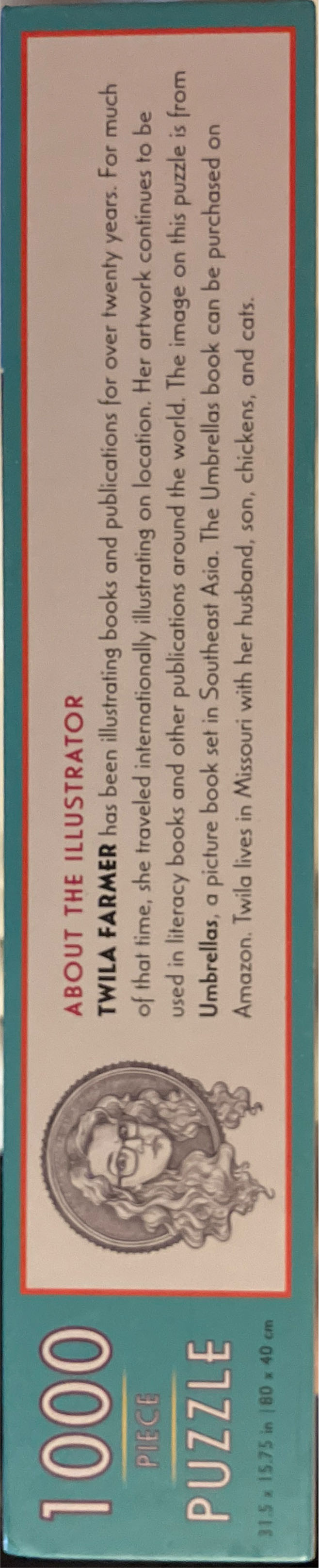 Umbrellas - Twila Farmer puzzle collectible - Main Image 2