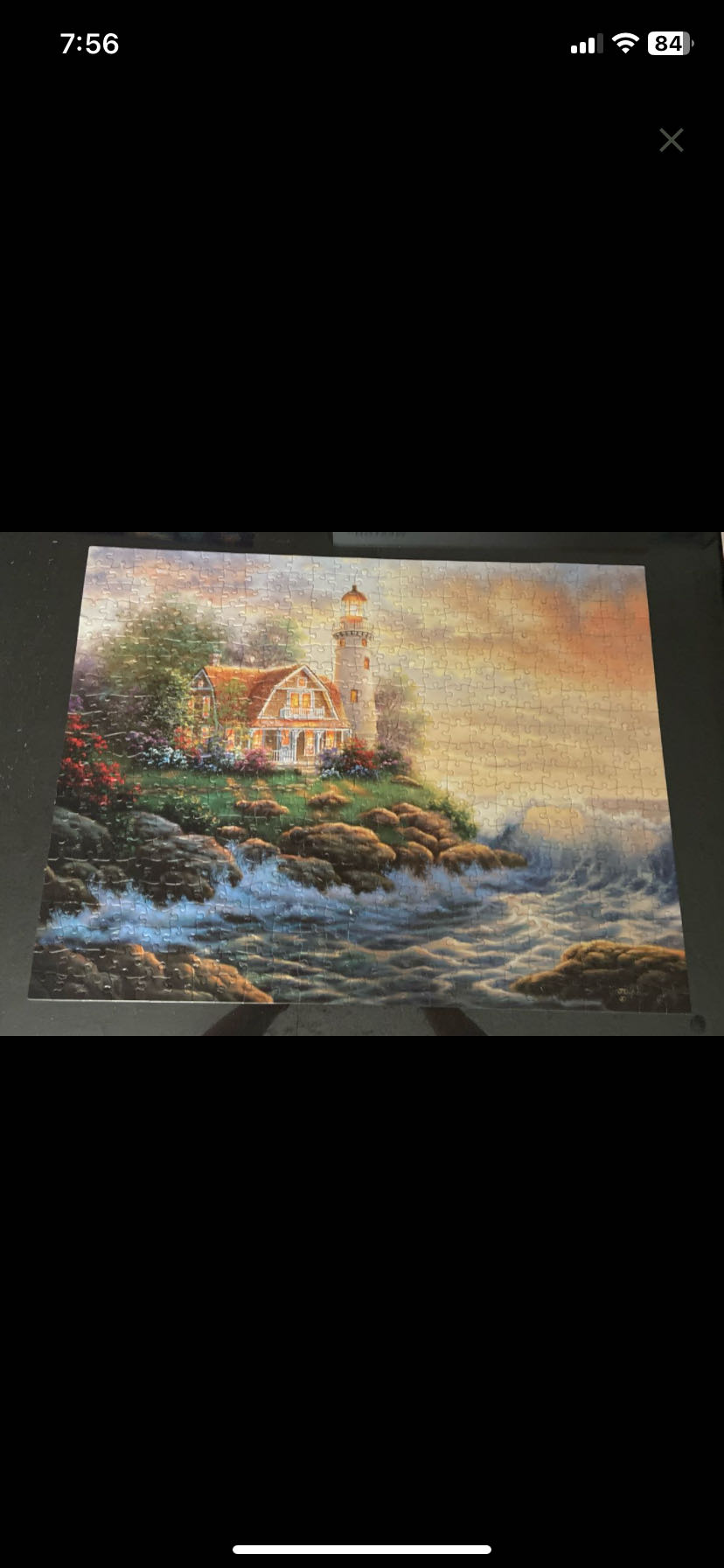 Master Pieces A Perfect Place Lighthouse 550 Piece Jigsaw Puzzle - MasterPieces 🇺🇲 puzzle collectible [Barcode 705988604331] - Main Image 2