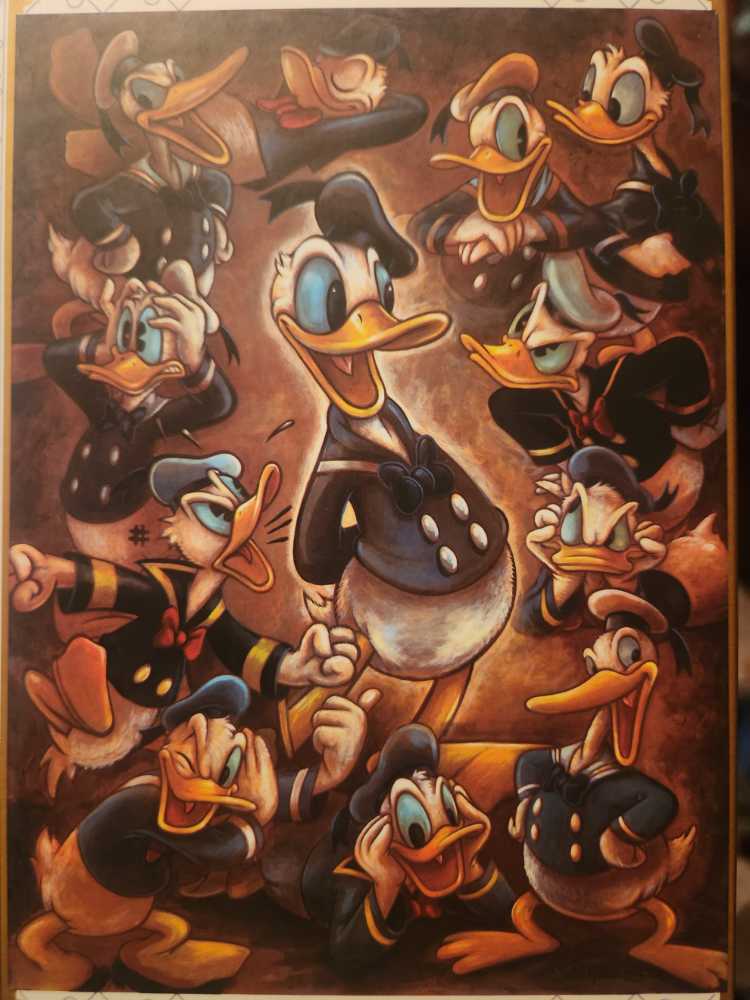 Disney Parks Signature Puzzle: Donald Duck 90th Anniversary  puzzle collectible [Barcode 400974669034] - Main Image 3