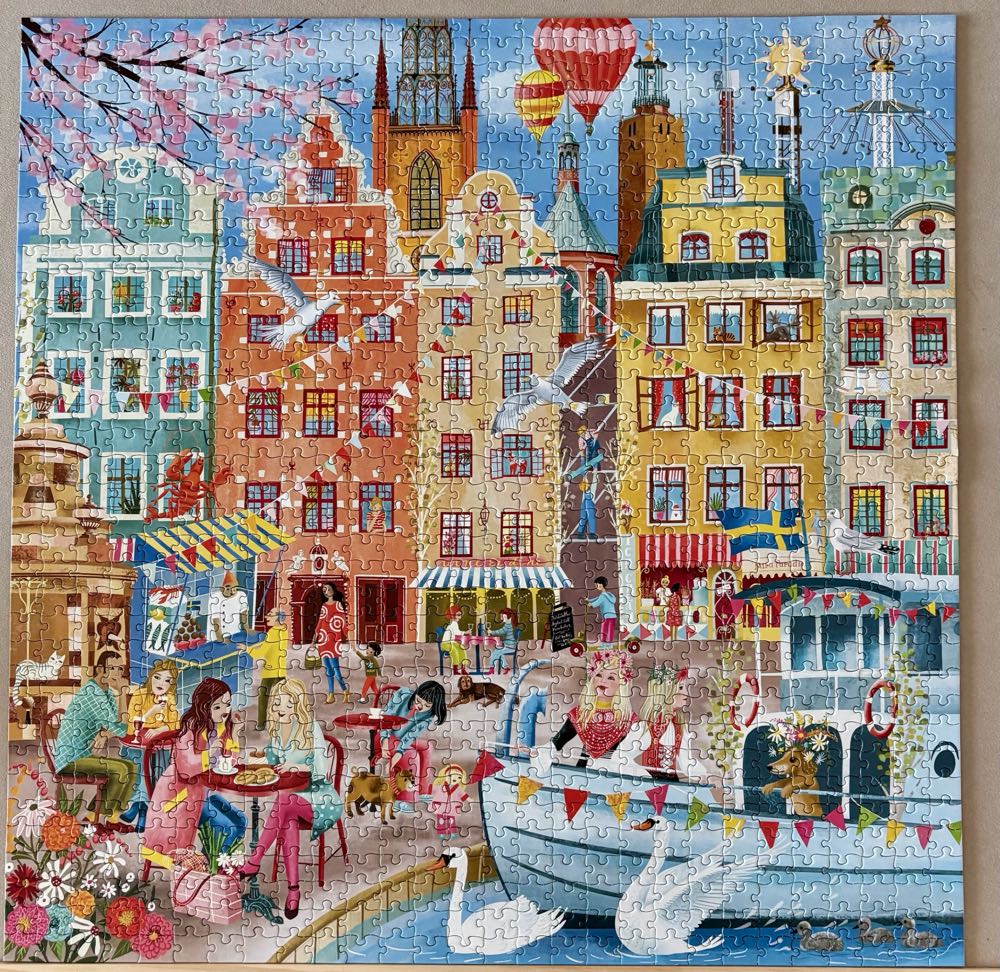 Stockholm - eeboo puzzle collectible [Barcode 689196521331] - Main Image 3