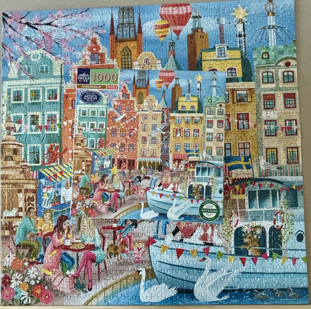 Stockholm - eeboo puzzle collectible [Barcode 689196521331] - Main Image 4