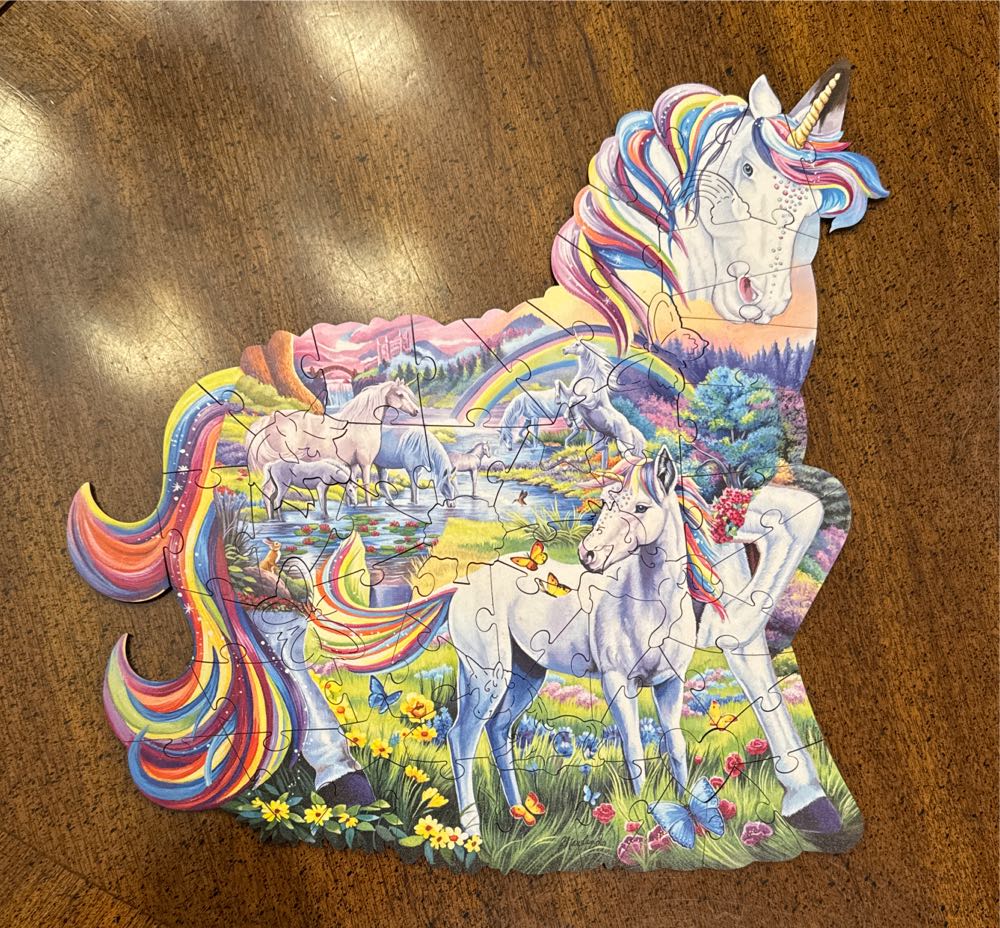 Rainbow Unicorn - Wentworth Wooden Puzzles 🇬🇧 puzzle collectible [Barcode 6050265385613] - Main Image 2