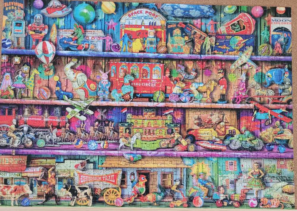 The Toy Shelf - Corner Piece puzzle collectible [Barcode 5052089356566] - Main Image 2