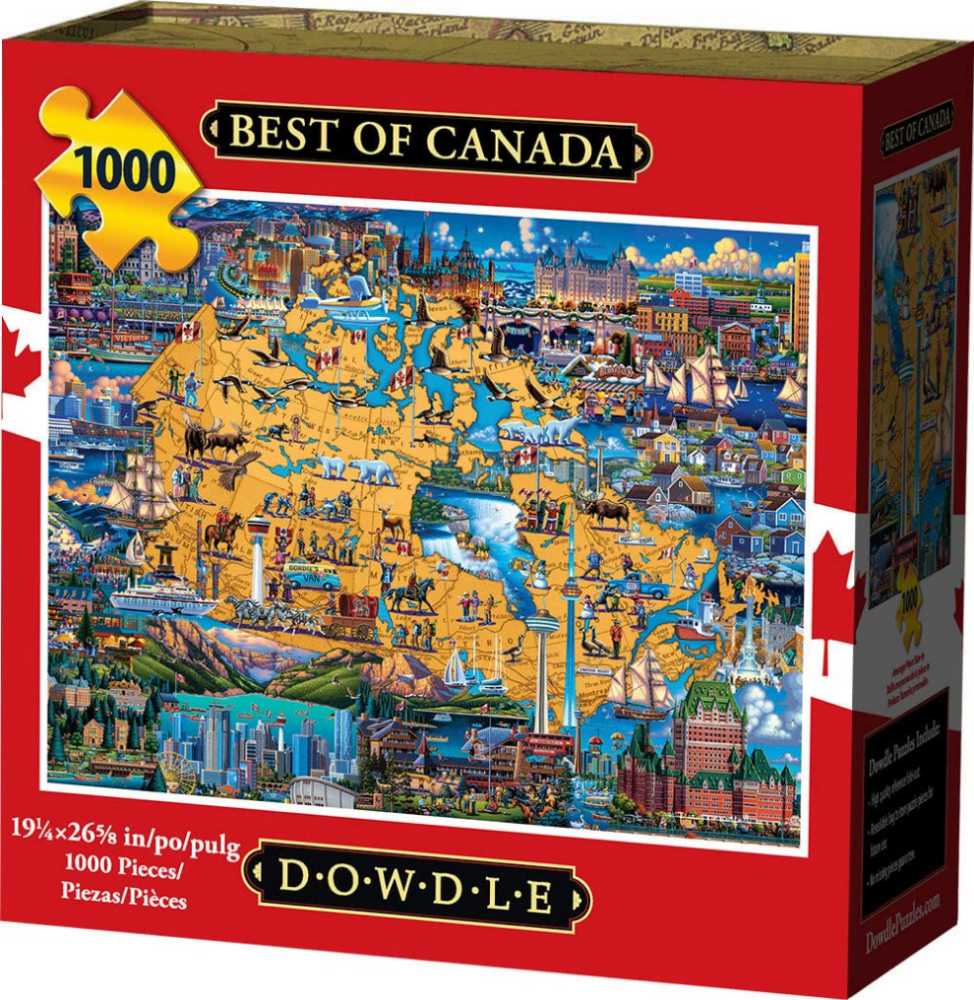 Best Of Canada - Dowdle puzzle collectible [Barcode 671095403979] - Main Image 2